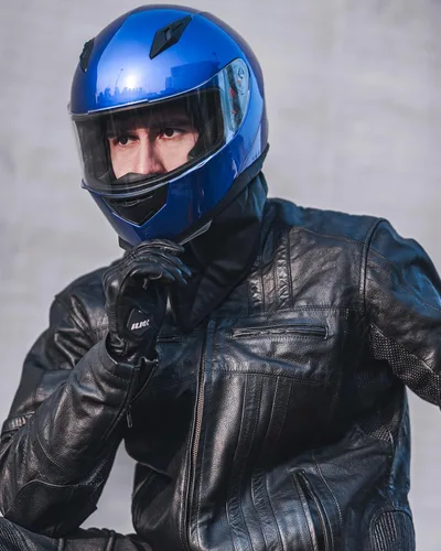 Miniatura 5 de ILM - Casco integral para motocicleta y bicicleta urbana, con bufanda de invierno extraíble, 2 viseras, modelo aprobado por DOT JK313