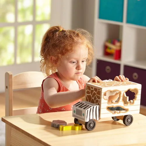 Miniatura 5 de Camión de rescate de animales de Melissa & Doug, varias formas, Estándar, talla única , Rojo