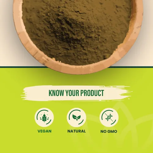 Miniatura 4 de MAPL Amla Powder (7.05 oz) – Superalimento indio orgánico para el cuidado del cabello Grosella espinosa india/polvo de amalaki 100% puro Apoya