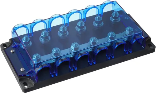 BOJACK Portafusibles Mega de 6 vías (Paquete de 1 ANM-B6)