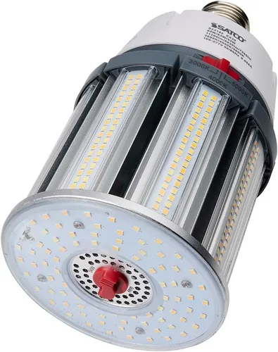 Miniatura 4 de Satco S23143 Hi-Pro - Lámpara LED de mazorca de maíz con potencia y temperatura de color seleccionable, repuesto HID, base EX39, 80W/63W/54W