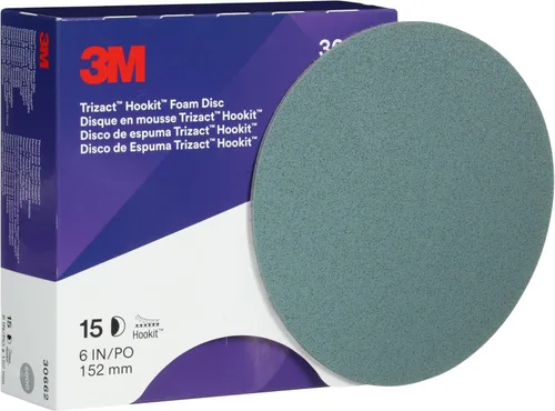 Miniatura 4 de 3M (30662) Hookit Trizact 6" 5000 disco de espuma tipo Grit