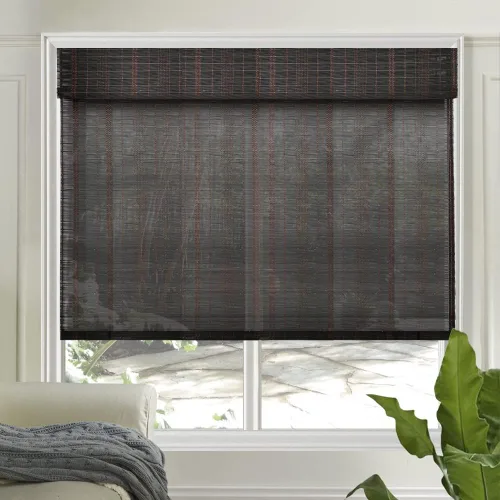 Miniatura 14 de LETAU cortinas de madera para ventanas con cenefa, filtran la luz