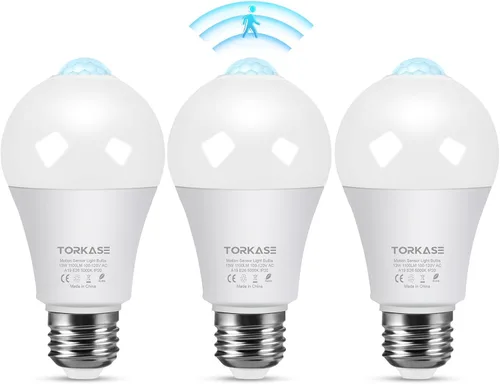 Miniatura 8 de Torkase Bombillas LED para exteriores del anochecer al amanecer, no requiere temporizador, 13 W (equivalente a 100 W), 3000 K, blanco cálido, E26 A19