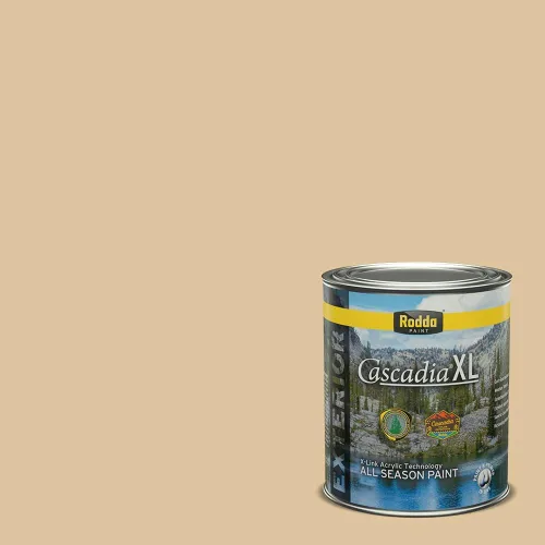 Miniatura 174 de Rodda Paint CASCADIA XL Pintura e imprimación satinada exterior en uno, cuarto de galón, otoño niño