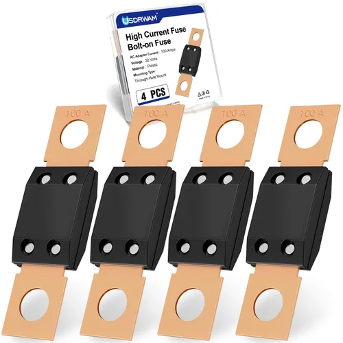 Miniatura 11 de Fusible MEGA AMG de 200 amperios, 4 fusibles ANM automotrices de alta corriente para automóviles, camiones, autobuses, barcos y equipos industriales