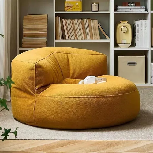 Miniatura 7 de SXBCyan Funda para puf de felpilla gruesa y suave, para niños y adultos, sin relleno, lavable, asiento esquinero, puf, muebles otomanos
