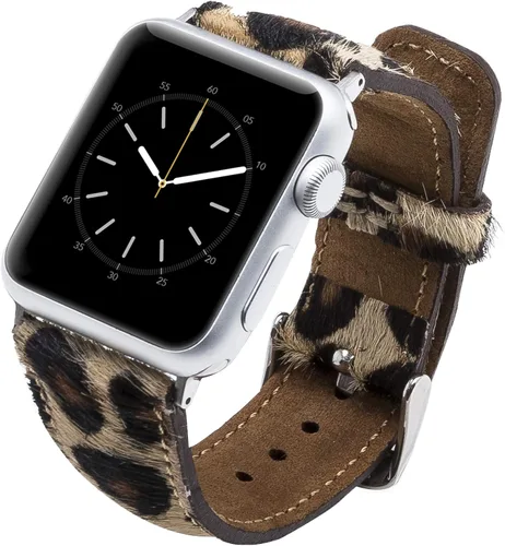 Miniatura 13 de Tuscany - Correa de reloj de cuero prémium para Apple Watch Series 11, 10, 1.654 in, Series 9, 8, 7, 6, 5, 4, 3 y SE 3/2/1 de 1.614 pulgadas, 1.575