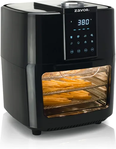 Miniatura 8 de Zavor Crunch - Combo de deshidratador de freidora de aire de 12 cuartos de galón con asador, horno tostador, parrilla, asador y horno de convección