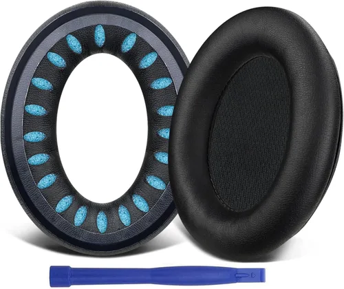 SOULWIT Almohadillas de cuero de proteína de repuesto para auriculares Bose Triport 1 (TP-1), Triport 1A (TP-1A), auriculares alrededor de la oreja