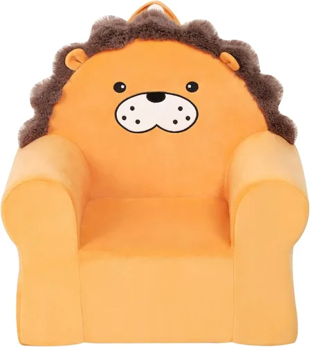 Miniatura 8 de MOMCAYWEX Silla de bebé acogedora, Silla de personaje prémium, marrón, de 18 meses hasta 3 años