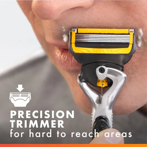 Miniatura 8 de Gillette ProGlide Shield - Maquinilla de afeitar para hombre, con 5 cuchillas, cortador de precisión, lubricación Comfortglide, deslizamiento