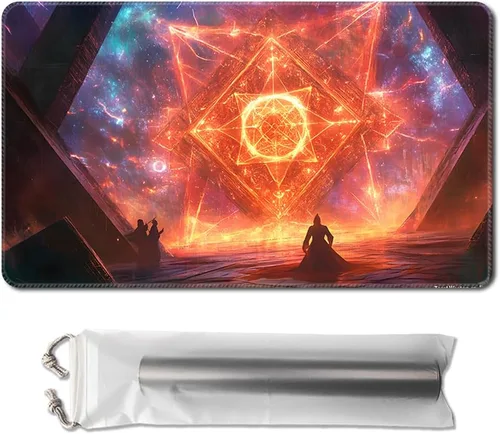 Miniatura 41 de MTG - Tapete de juego de 24 x 14 pulgadas, bolsas de almacenamiento con parte trasera antideslizante, ideal para entusiastas