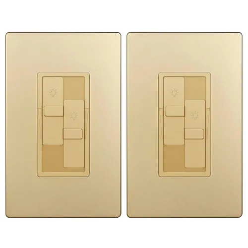 Miniatura 18 de TOPGREENER Interruptor digital de atenuación para luces LED / CFL regulables de 200 W, interruptor de atenuación deslizante LED de un solo polo,