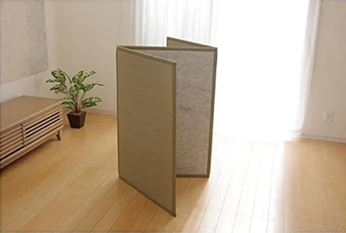 Miniatura 7 de Colchón tradicional japonés tatami, colchón de piso de tres pliegues, futón de hierba Igusa Rush, tapete plegable japonés para dormir, meditar