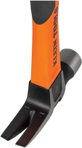 Miniatura 11 de Klein Tools H80820 Martillo de garra recta, 20 onzas, mango de agarre antideslizante de fibra de vidrio con orificio de sujeción, 13 pulgadas