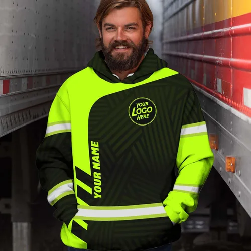 Miniatura 7 de Uniform Company - Polo reflectante de alta visibilidad para hombres y mujeres, polo de seguridad, ropa de trabajo para trabajadores Sudadera