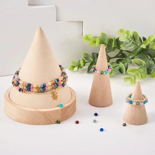 Miniatura 4 de Pandahall - 450 cuentas de jade facetadas naturales teñidas de 0.157 pulgadas (0.157 in), cuentas de piedras preciosas espaciadoras sueltas pequeñas