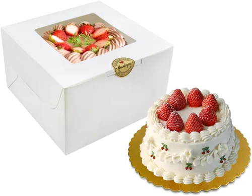 Miniatura 4 de 25 tableros dorados redondos de 8 pulgadas, pequeñas bases desechables para pasteles de 6 pulgadas