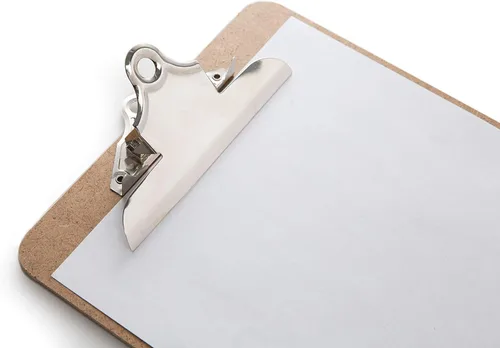 Miniatura 2 de Portapapeles tamaño carta con clip de mariposa (paquete de 5) - Portapapeles de madera grandes de 9 x 12.5 pulgadas para aula, portapapeles