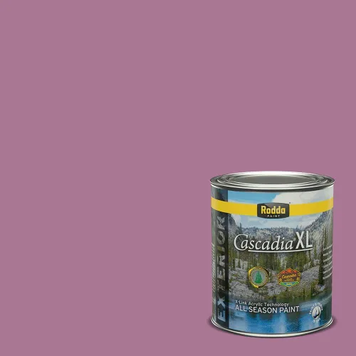 Miniatura 125 de Rodda Paint CASCADIA XL - Pintura e imprimación satinada para exteriores en uno, cuarto de galón, blanco abstracto
