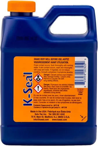 Miniatura 2 de K-Seal Reparación de fugas de refrigerante, ST9501 472ml Fórmula multiusos detiene las fugas en el radiador, junta de culata, bloque, carcasa