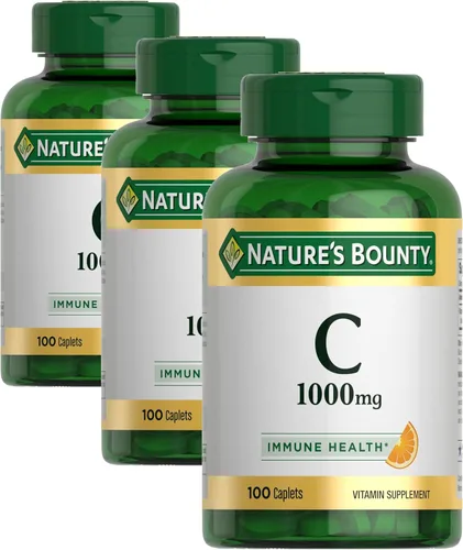 Miniatura 10 de Nature’s Bounty Vitamina C 1000mg, suplemento de apoyo inmune, poderoso antioxidante, 1 paquete, 100 cápsulas