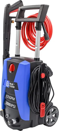 Miniatura 3 de AR Blue Clean BC383HS Lavadora a Presión Eléctrica - 2000 PSI, 1.7 GPM, 13 Amperios, Accesorios de Conexión Bayoneta, Mango Telescópico