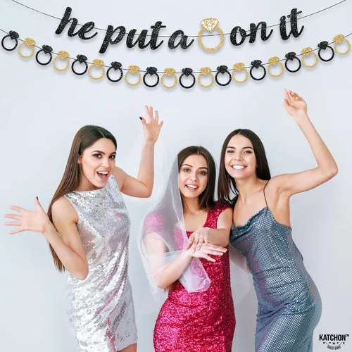 Miniatura 3 de KatchOn, Cartel con texto en inglés «He Put a Ring On It»