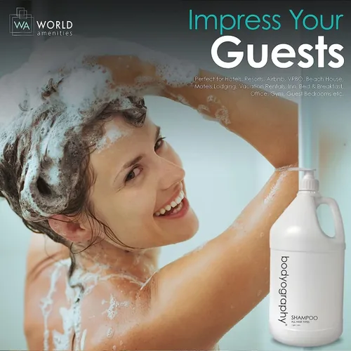 Miniatura 3 de World Amenities Bodyography Blanc Pump Hair Shampoo - Cuidado del cabello indulgente para todos los estilos de cabello