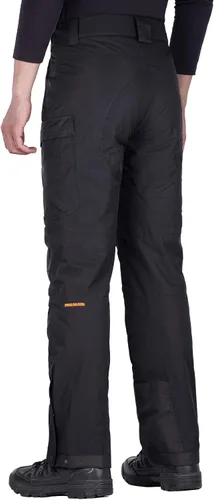 Miniatura 2 de FREE SOLDIER - Pantalones impermeables para hombre, con aislamiento de nieve, bolsillos con cierre de cremallera, para esquí, snowboarding, invierno