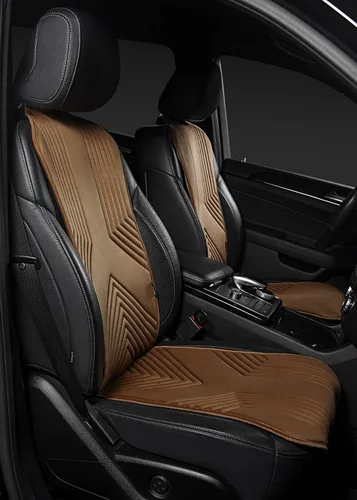 Miniatura 2 de Lord AutoFashion - Funda universal para asiento de una vía, color marrón.