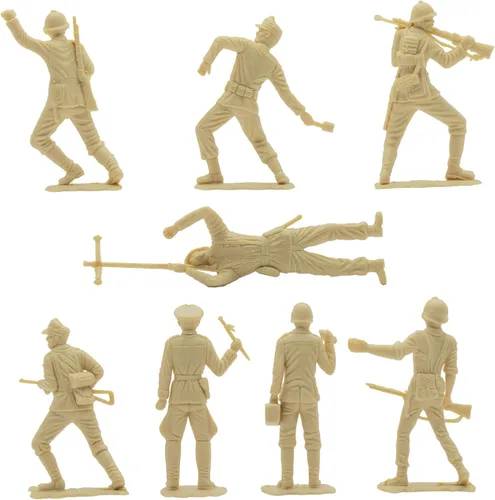 Miniatura 4 de BMC Classic MPC - Figuras de soldado alemán de plástico alemán para hombre, color bronceado, 36 piezas, fabricado en EE. UU