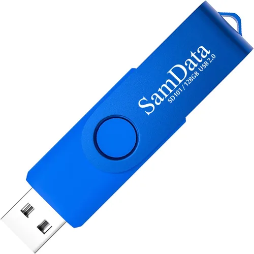 Miniatura 18 de SamData Paquete de 2 unidades flash USB de 8 GB, unidades de memoria USB de 8 GB con luz LED para almacenamiento y copia de seguridad