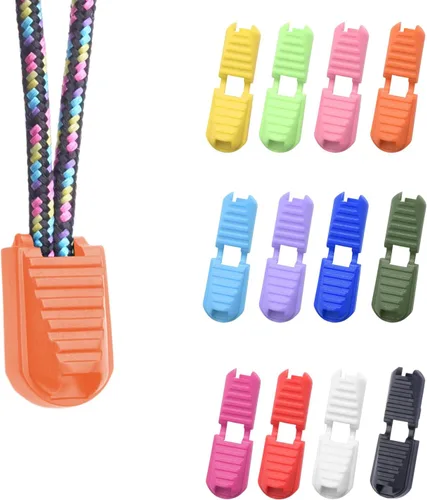 25 paquetes de puntas elásticas para cordones de zapatos, tapas de extremos de cordones de zapatos, cierres de cordones sin atado para tenis,