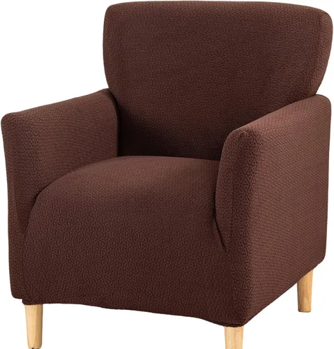 Miniatura 48 de Fundas de jacquard para sillón de banquete, fundas suaves para sillón, fundas elásticas de 1 pieza para sala de estar, funda antideslizante