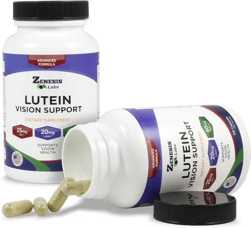 Miniatura 3 de Lutein Vision Support - Vitamina esencial para los ojos - con arándano, betacaroteno, zinc, semilla de uva y otros minerales - 120 cápsulas