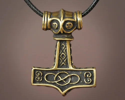 Miniatura 115 de Baldur Jewelry - Collar de martillo Thors Mjölnir - Colgante de martillo de Thor nórdico vikingo joyería vikingo - Collar Thor - Regalos Thor