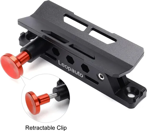 Miniatura 5 de Soporte universal para extintor de incendios, barra antivuelco de liberación rápida de aluminio, soporte para extintor de incendios con 8 Negro