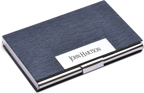 Miniatura 10 de Personalizar Gratis Grabado Personalizado Tarjeta de Crédito Titular de la Tarjeta de Visita Tarjetero, Negro, Estilo casual de negocios, adecuado