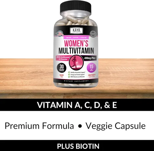 Miniatura 5 de Kaya Naturals Multivitamínico, antioxidante saludable en general y apoyo inmunológico, vitaminas A, D, C, E, biotina, ácido fólico y multimineral