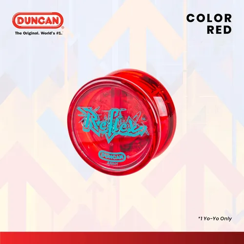 Miniatura 9 de Duncan Toys Reflex - Yo-Yo con retorno automático y truco de cuerda para principiantes, rojo
