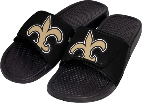 Miniatura 21 de FOCO mens NFL Team Cropped Big Logo Shower Sport Slide Flip Flop Sandals