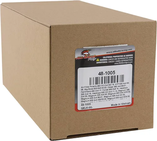 Miniatura 5 de All Balls Kit de filtro de aire Racing 48-1005 compatible con/repuesto para Polaris ATP 500 4x4 2004-2005, Big Boss 500 6x6 2000-2002, Sportsman 570