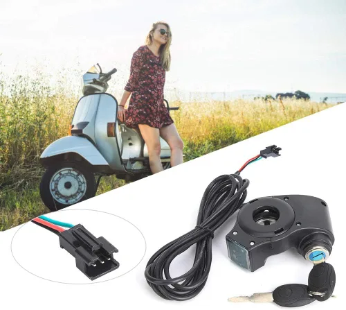 Miniatura 3 de Pantalla de voltaje E, acelerador eléctrico de pulgar eléctrico de plástico negro, pantalla digital de voltaje de batería, interruptor