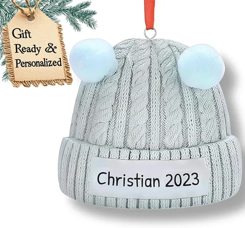 Miniatura 13 de Adorno 3D personalizado para la primera Navidad del bebé 2025 para niño Adorno de la primera Navidad del bebé 2025 Adornos de bebé para árbol
