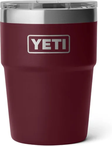 Miniatura 31 de YETI Rambler - Vaso apilable de 16 onzas, aislado al vacío, de acero inoxidable con tapa MagSlider Apilable
