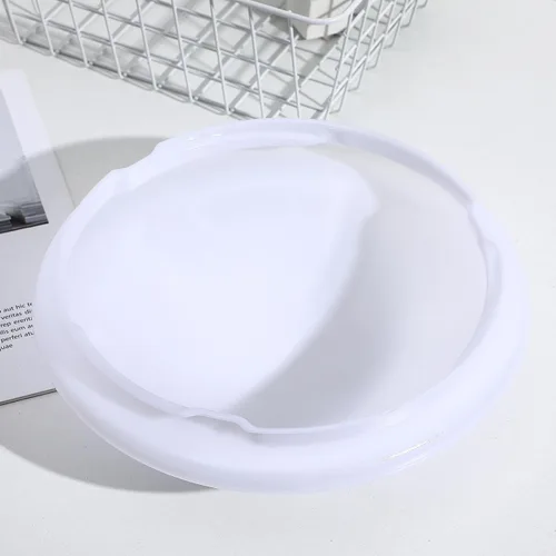 Miniatura 9 de Pantalla de luz de techo de plástico blanco redondo para lámpara de techo, cubierta de repuesto para pasillo, porche, dormitorio, 27.00X27.00X4.50CM