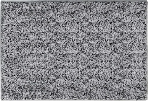 Miniatura 8 de HDFK Alfombra de baño antideslizante de 24 x 16 pulgadas, 2 tonos, felpilla suave, con respaldo de TPR Absorbencia sólida negro blanco Alfombra