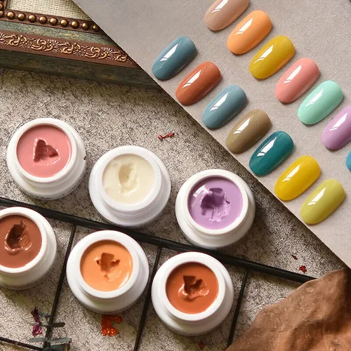 Miniatura 2 de Nail Art Gel - Esmalte de uñas en gel sólido con purpurina y barro altamente pigmentado (328)